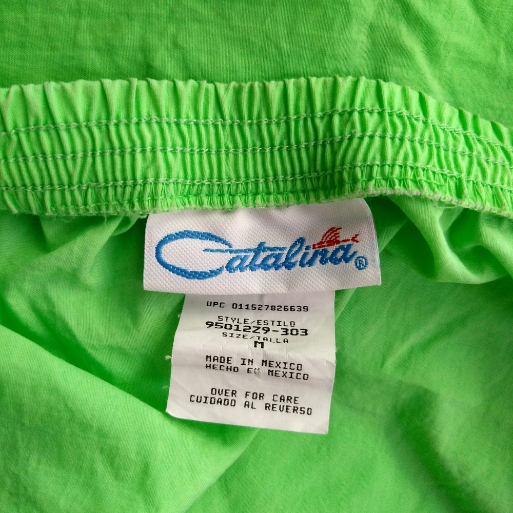 💚Host Pick✨Vintage 90's Catalina Neon Green Skirt - Picture 7 of 7